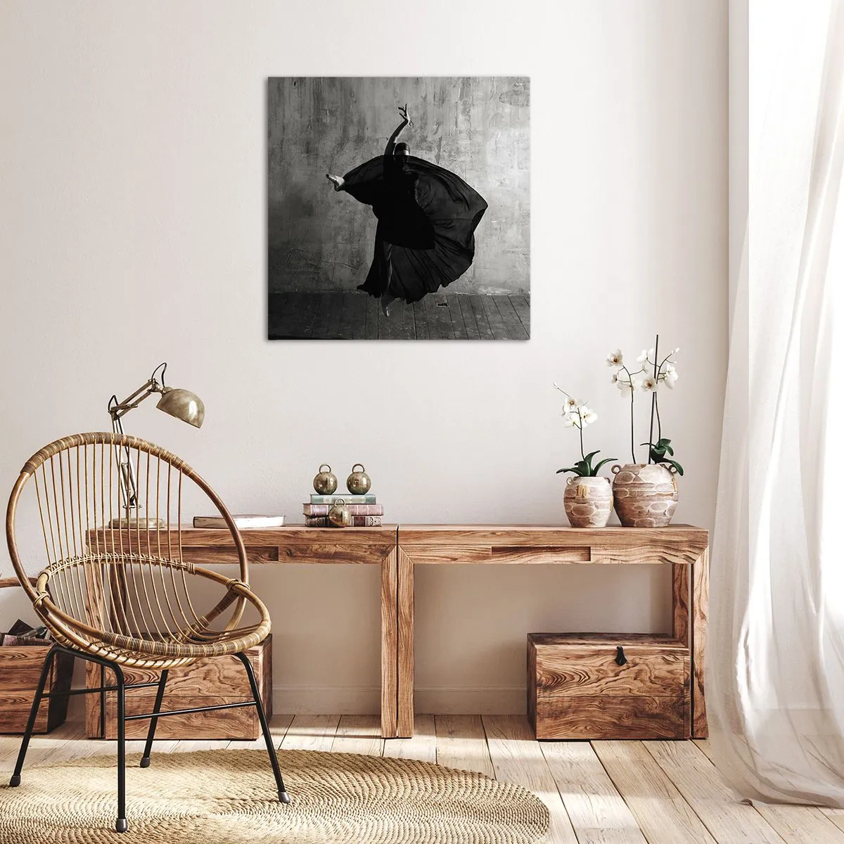 Tablou pe pânză - Un pas pasional - 30x30 cm