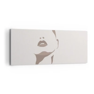Tablou pe pânză - Creată din lumină și umbră - 100x40 cm