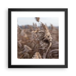 Poster în ramă neagră - E timpul să zbori cu vântul - 30x30 cm