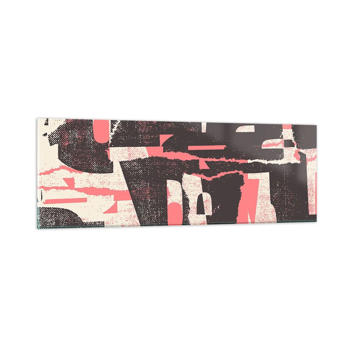 Tablou pe sticlă - Toată această agitație - 90x30 cm
