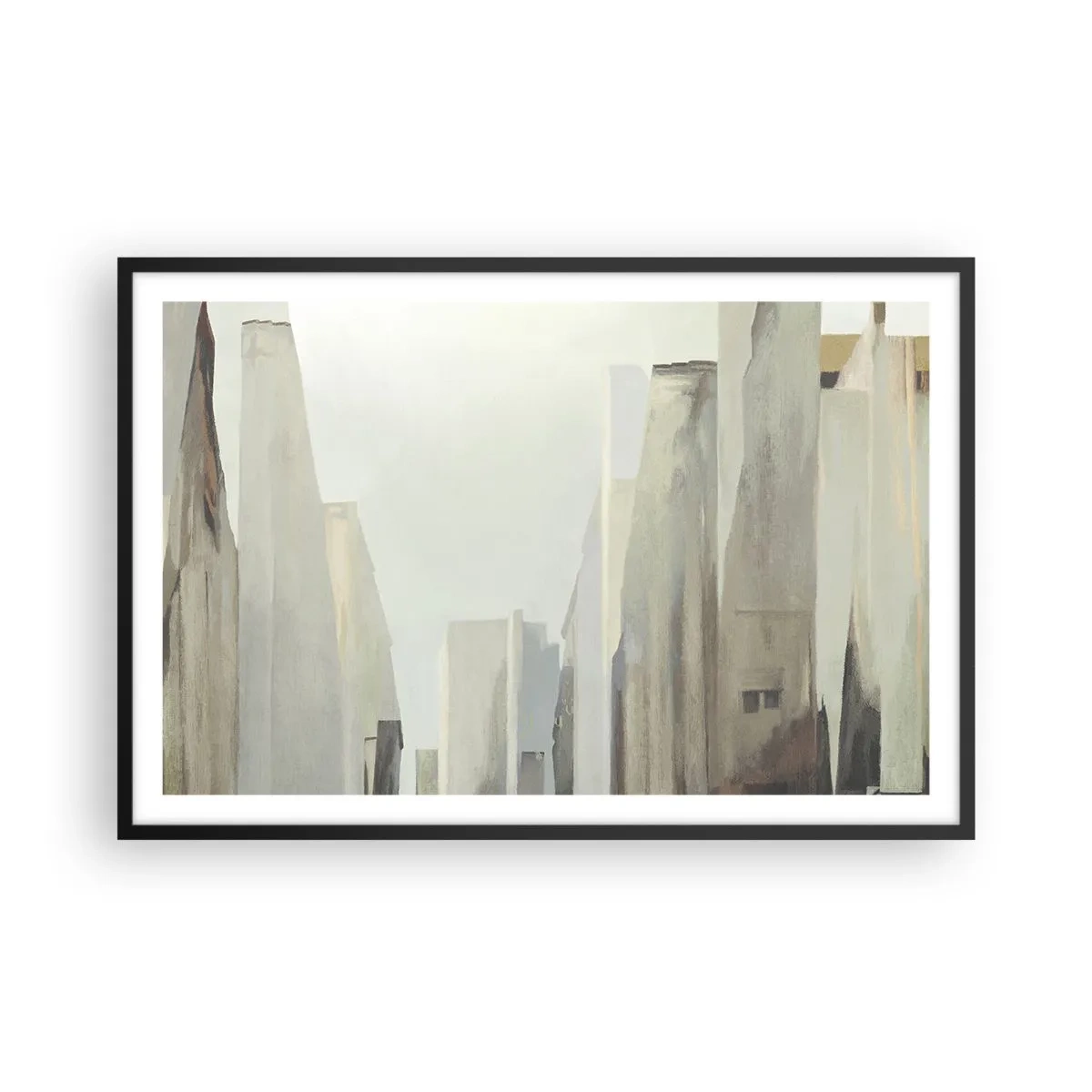Poster în ramă neagră - Vis urban - 91x61 cm