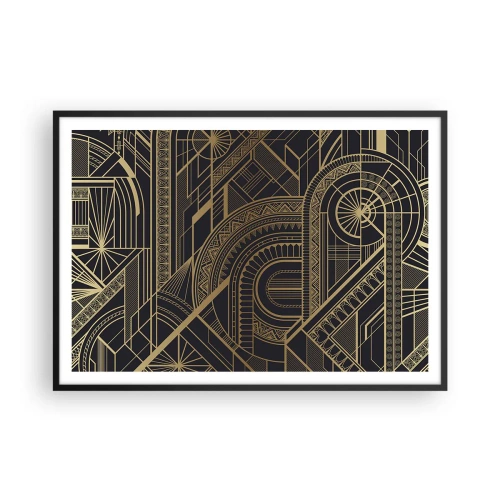 Poster în ramă neagră - Concepte, idei, planuri - 100x70 cm
