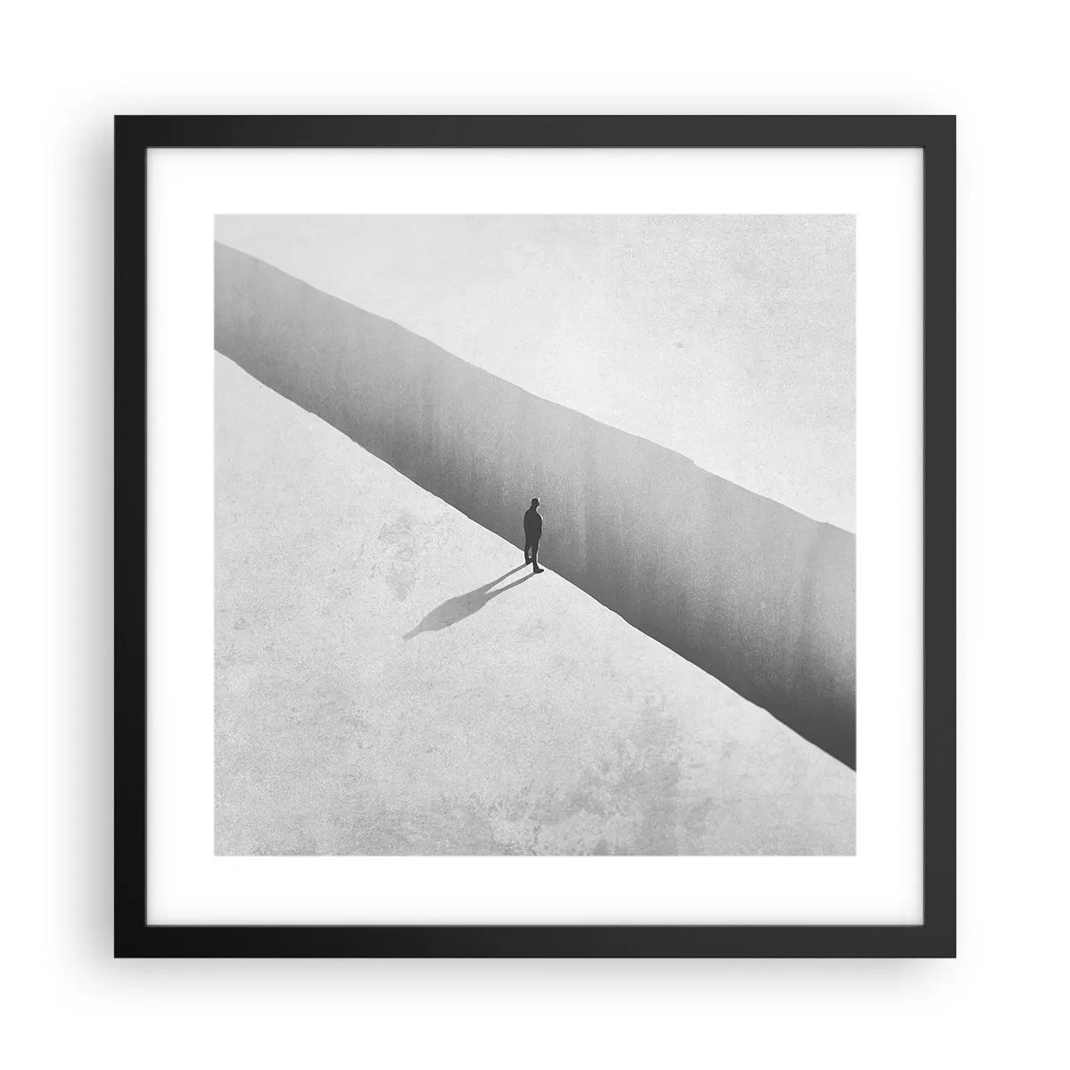 Poster în ramă neagră - Obiectiv clar - 40x40 cm