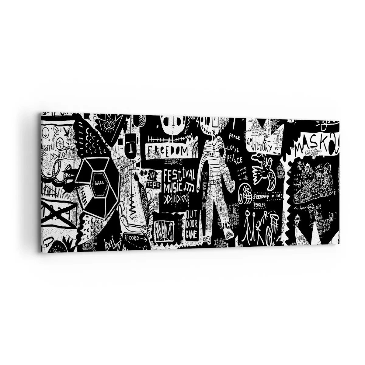Tablou pe pânză - Tinerețea duhovnicească a legii și a bucuriei - 120x50 cm
