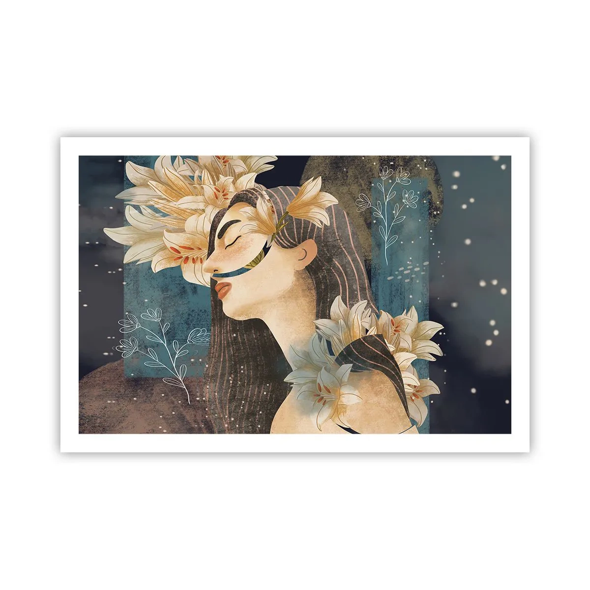 Poster - Povestea prințesei cu crini - 91x61 cm