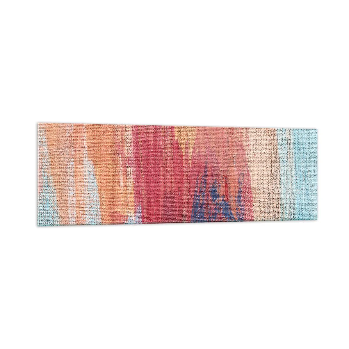 Tablou pe sticlă - Plutind prin curcubeu - 160x50 cm