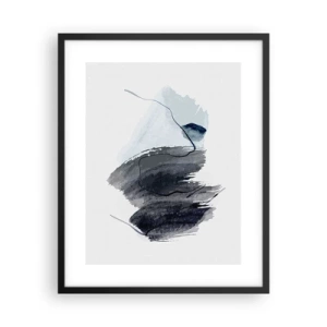 Poster în ramă neagră - Intensitate și mișcare - 40x50 cm