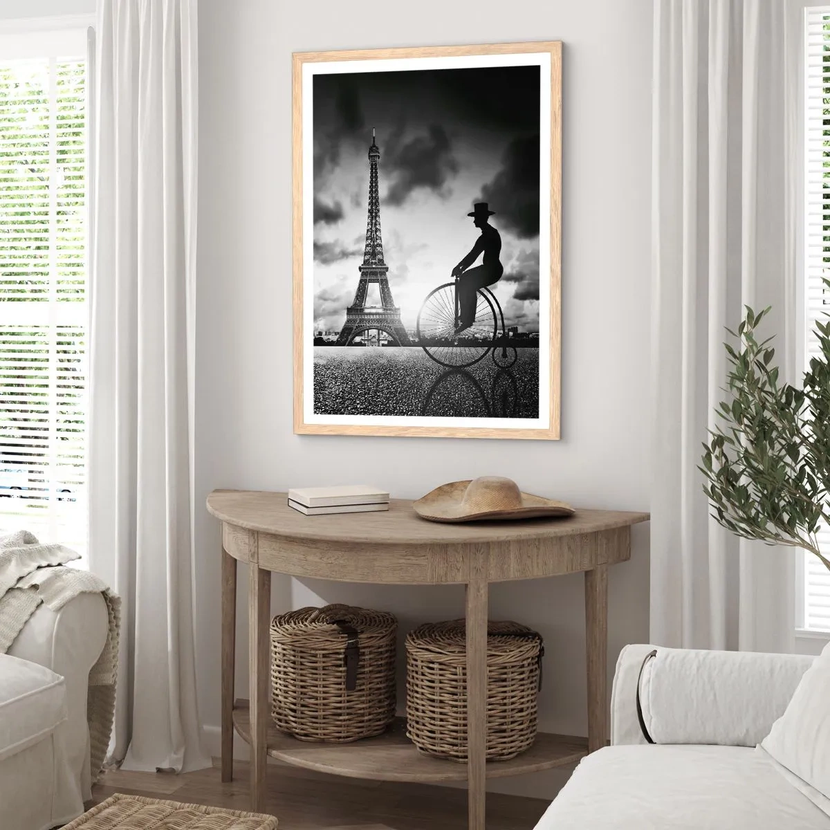 Poster în ramă de stejar deschis - Dorul de Belle Epoque - 30x40 cm