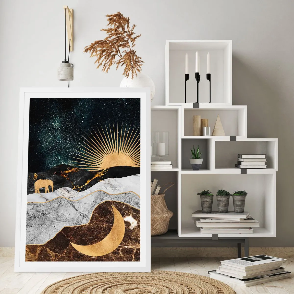 Poster în ramă albă - Drepturi eterne - 61x91 cm