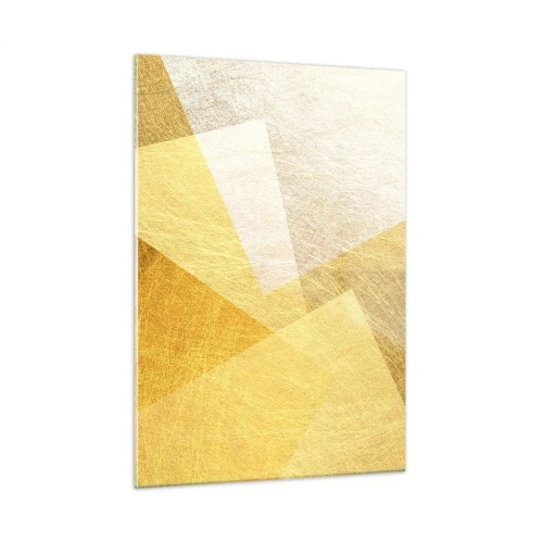 Tablou pe sticlă - Vremea de geometrie - 50x70 cm