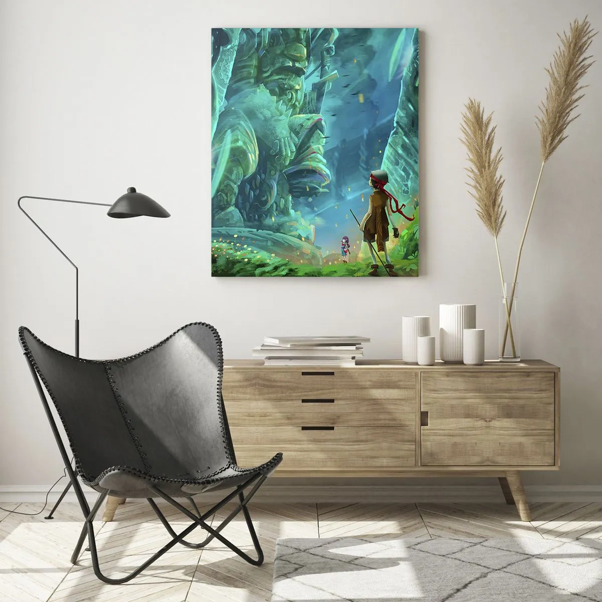 Tablou pe sticlă - Din Marea Carte a Basmelor - 50x70 cm