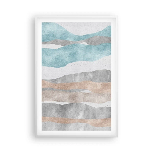 Poster în ramă albă - Studiu de proximitate - 61x91 cm