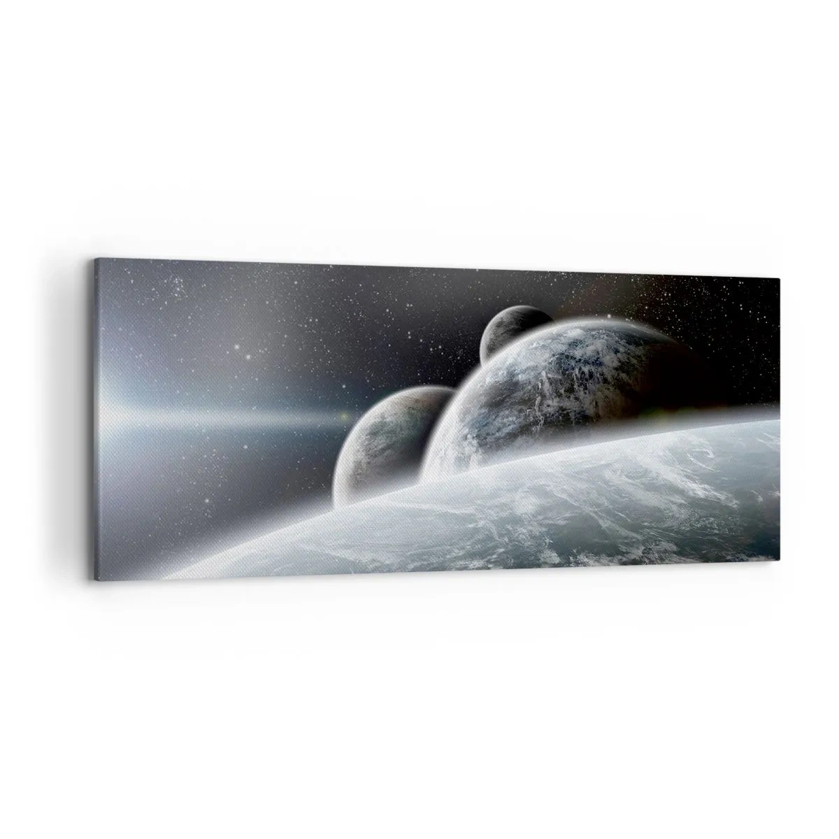 Tablou pe pânză - Muzica cosmică a sferelor - 120x50 cm