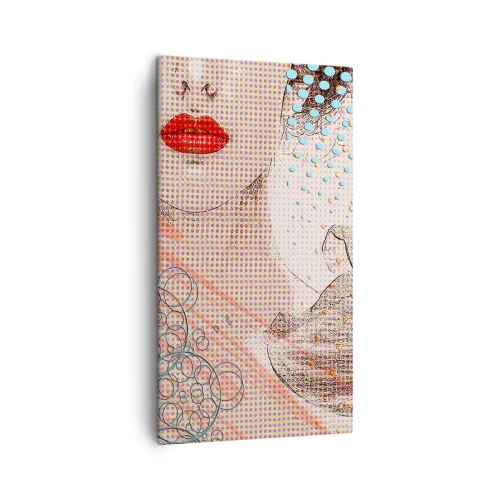 Tablou pe pânză - Eroină de benzi desenate - 45x80 cm