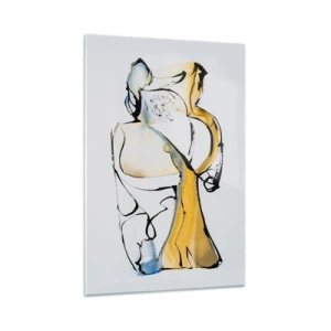 Tablou pe sticlă - Abstracție de sticlă - 70x100 cm