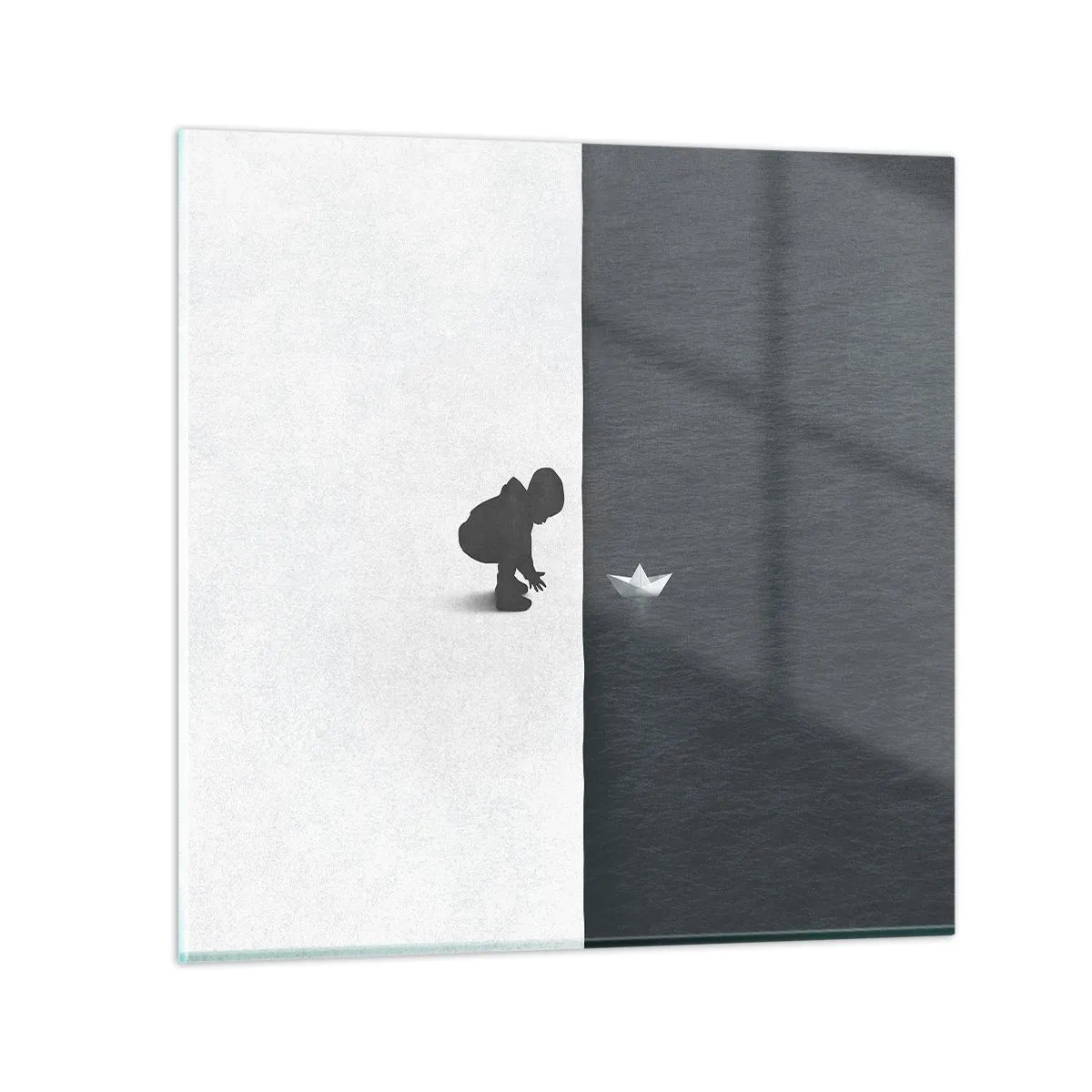 Tablou pe sticlă - Marea expediție - 30x30 cm