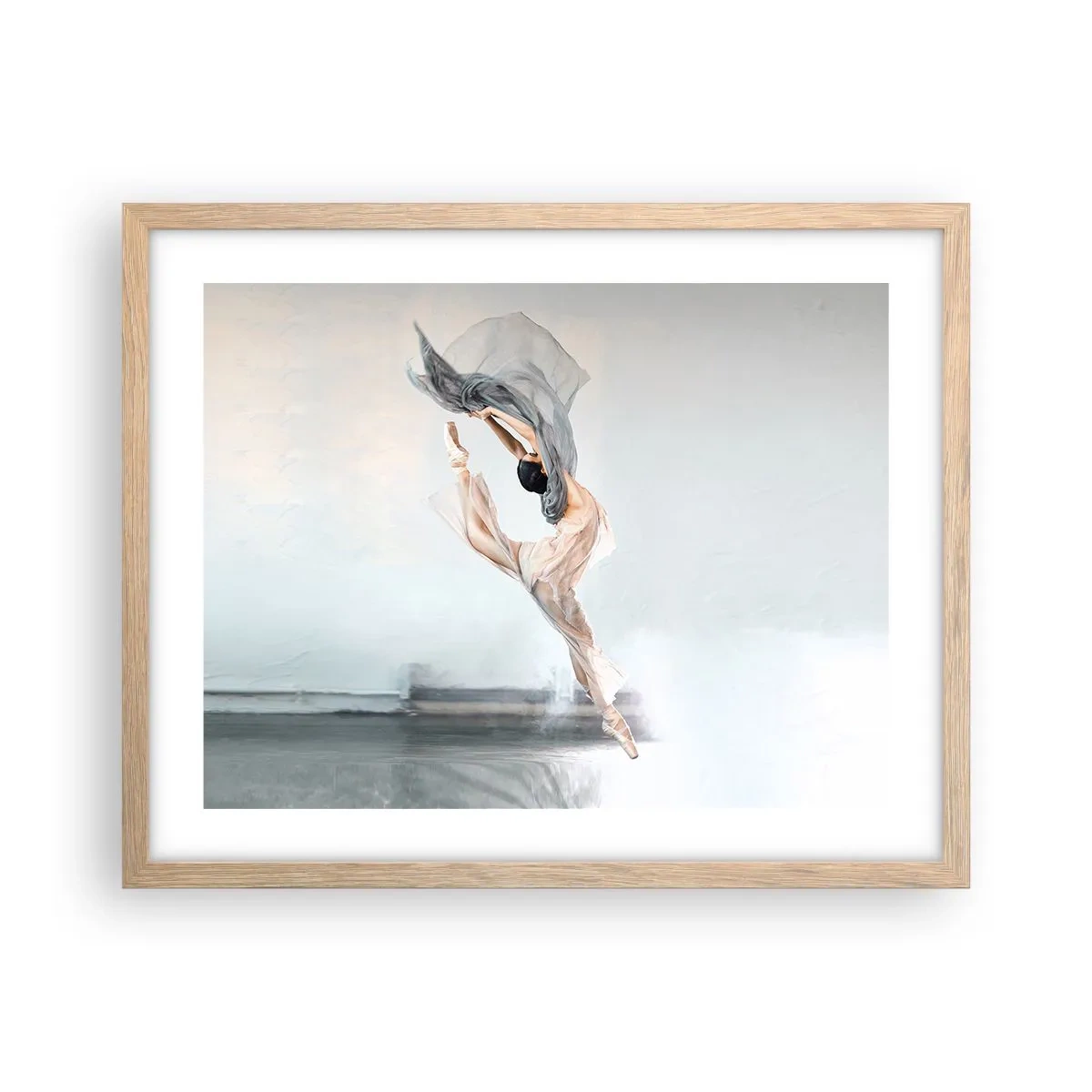 Poster în ramă de stejar deschis - În exaltare de dans - 50x40 cm