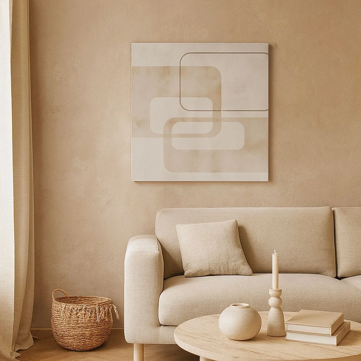 Tablou pe pânză - Fuga geometrică - 30x30 cm