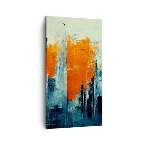 Tablou pe pânză - Peisaj modern - 45x80 cm