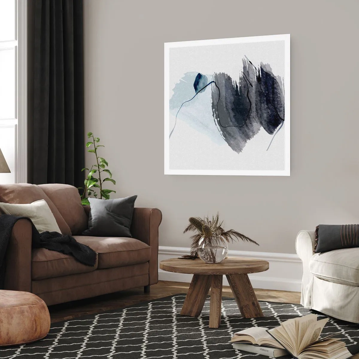 Poster - Intensitate și mișcare - 40x40 cm