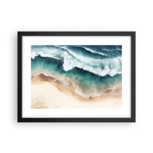 Poster în ramă neagră - Întâlnire eternă - 40x30 cm