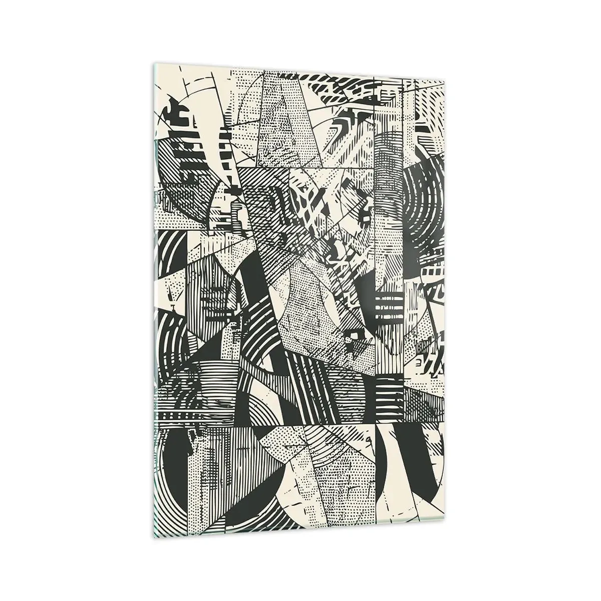 Tablou pe sticlă - Dinamica de astăzi - 80x120 cm