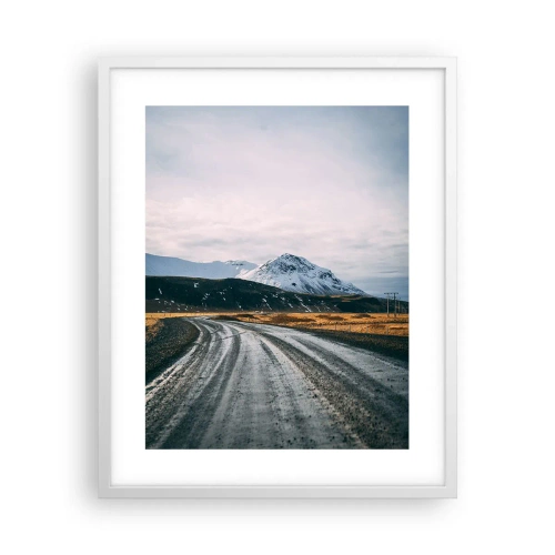 Poster în ramă albă - În stilul islandez - 40x50 cm