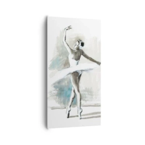 Tablou pe pânză - Fermecată într-o lebădă - 65x120 cm