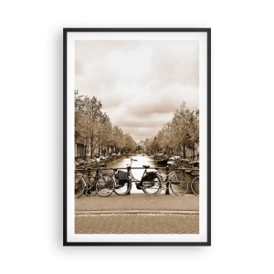 Poster în ramă neagră - Atmosfera olandeză - 61x91 cm