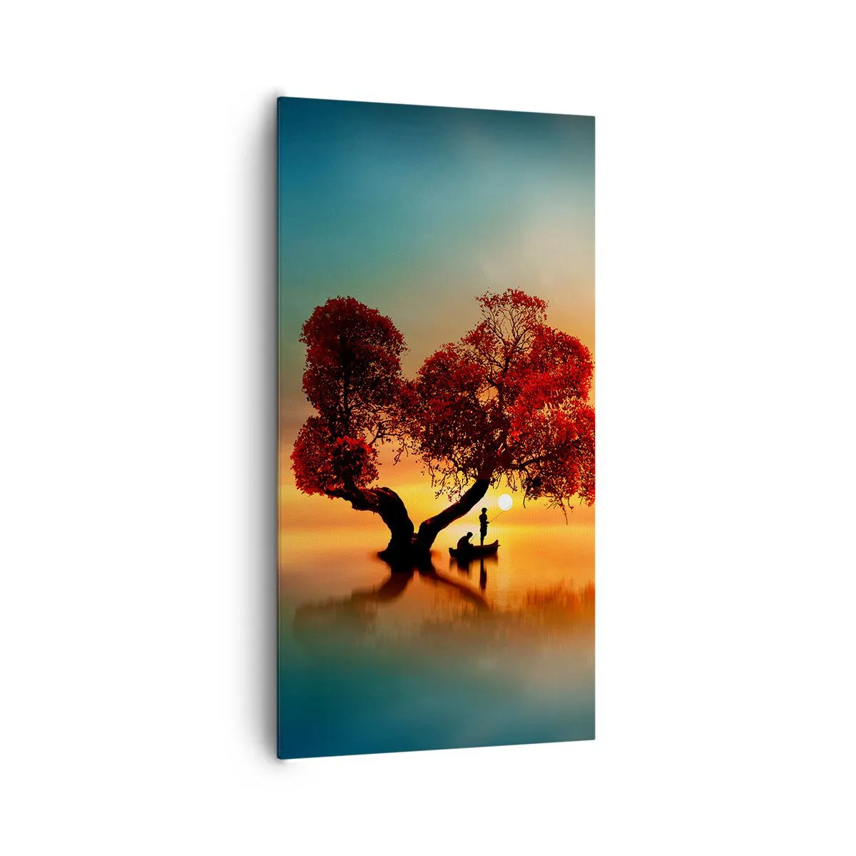 Tablou pe pânză - Lume îndepărtată și tăcută - 65x120 cm