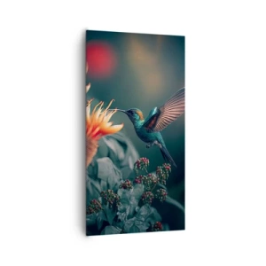 Tablou pe pânză - Viață cu adevărat colorată - 65x120 cm