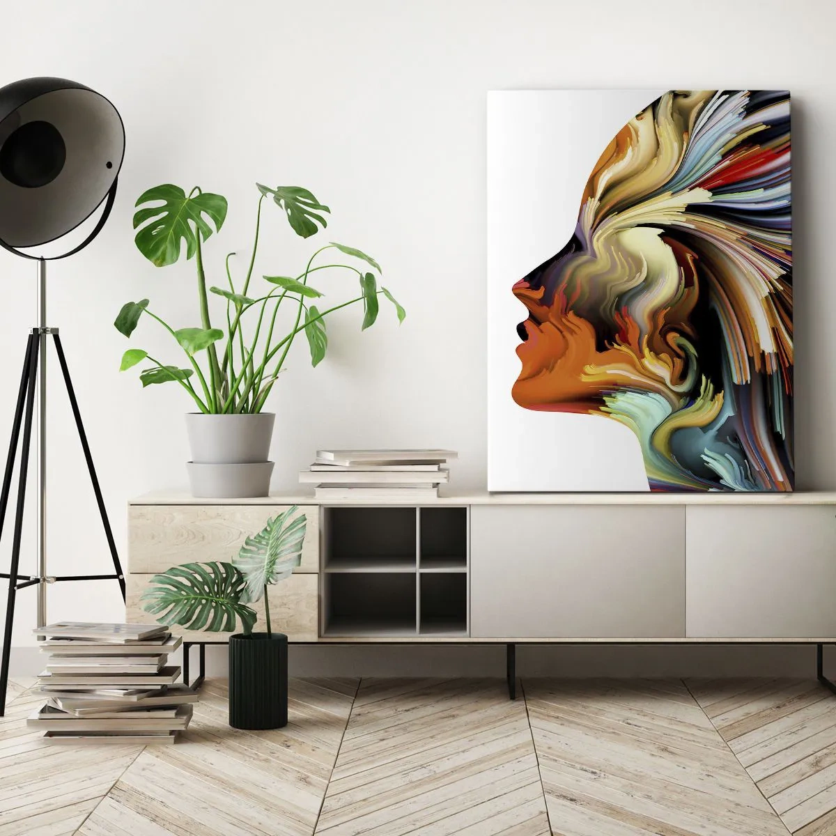 Tablou pe pânză - O explozie de imaginație - 50x70 cm