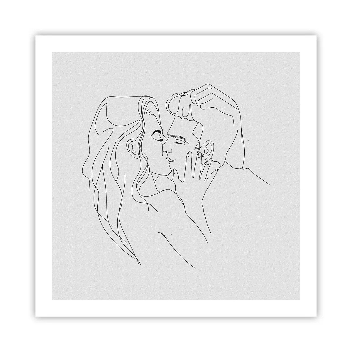 Poster - Cu aceeași linie - 60x60 cm