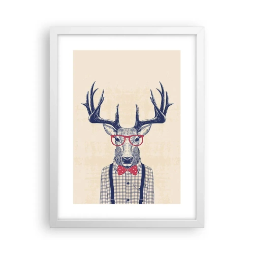 Poster în ramă albă - O extravaganță jucăușă - 30x40 cm