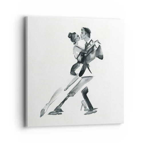 Tablou pe pânză - Într-un ritm - 40x40 cm