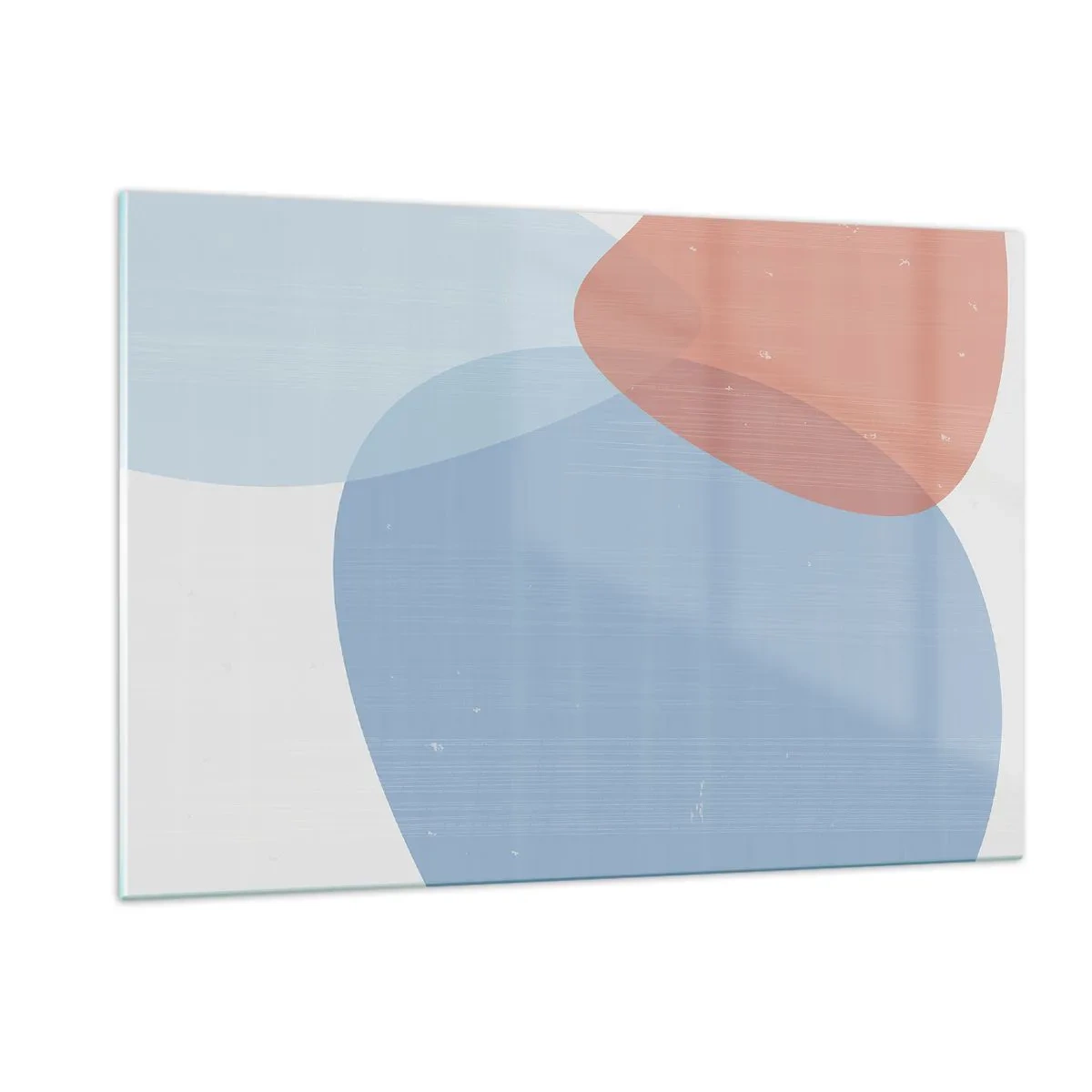 Tablou pe sticlă - Relații pastelate - 120x80 cm