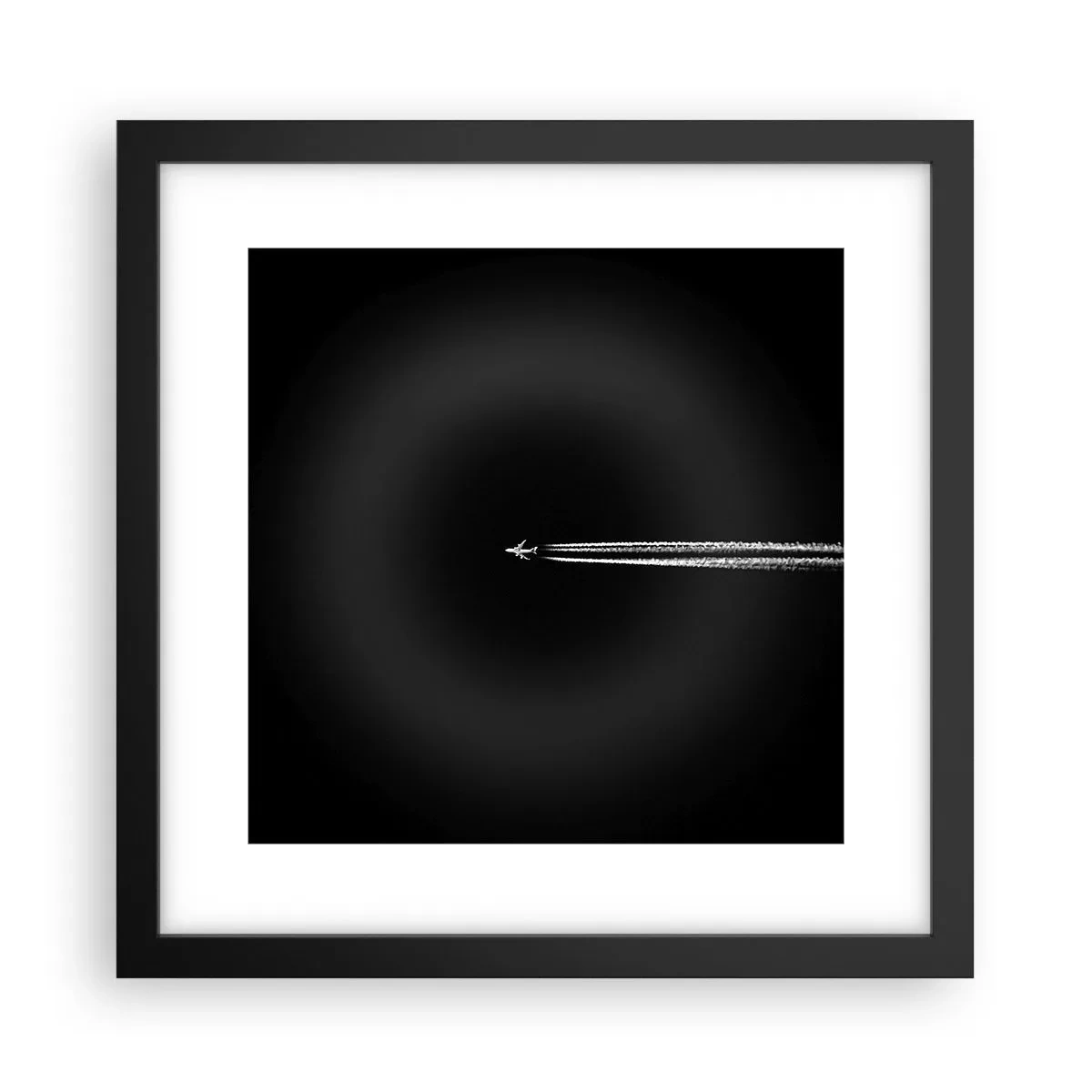 Poster în ramă neagră - Într-o altă dimensiune - 30x30 cm