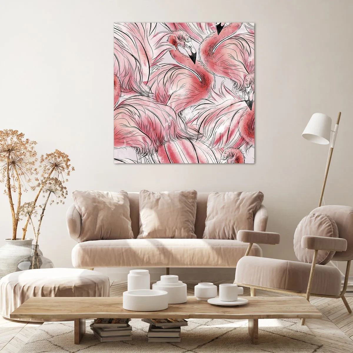 Tablou pe pânză - Corpul de balet al păsărilor - 70x70 cm