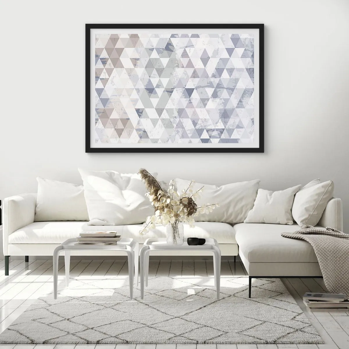 Poster în ramă neagră - În ritm de trei - 91x61 cm