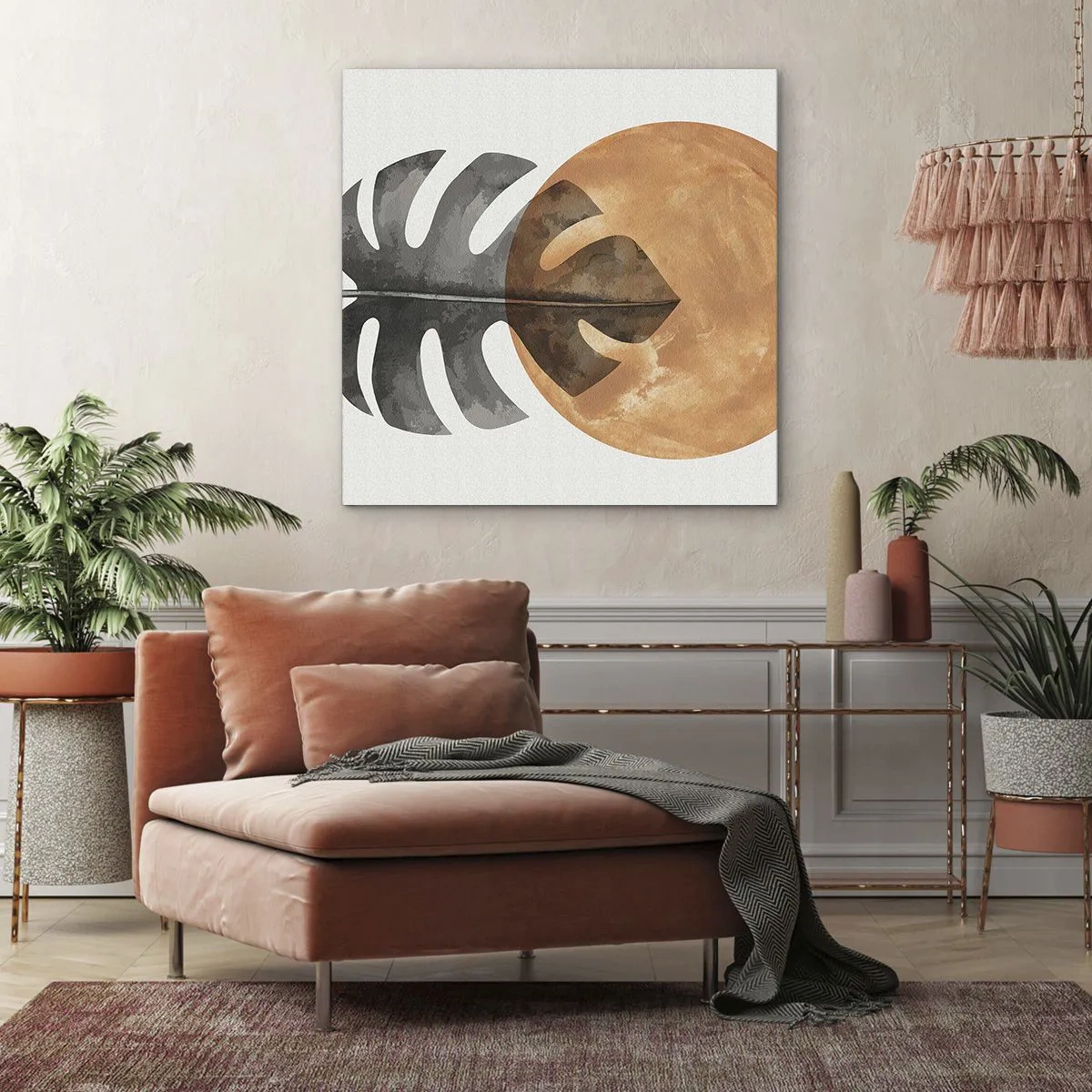 Tablou pe pânză - Doar soarele - 60x60 cm