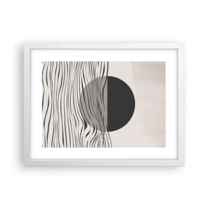 Poster în ramă albă - Semicompunere - 40x30 cm