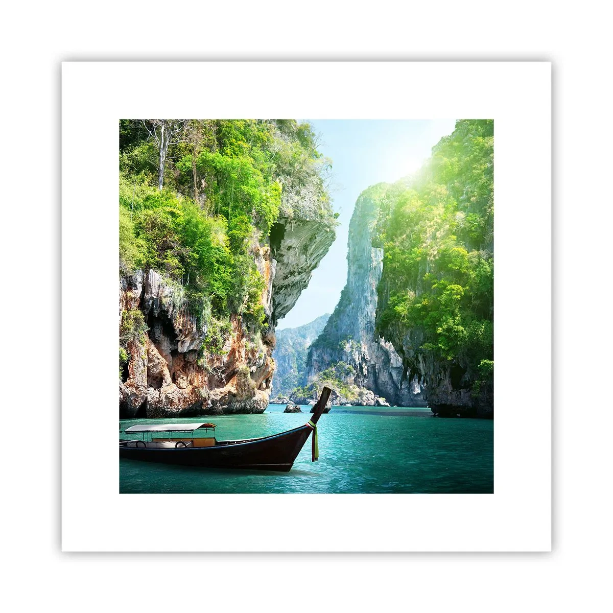 Poster - Invitație la o călătorie exotică - 30x30 cm