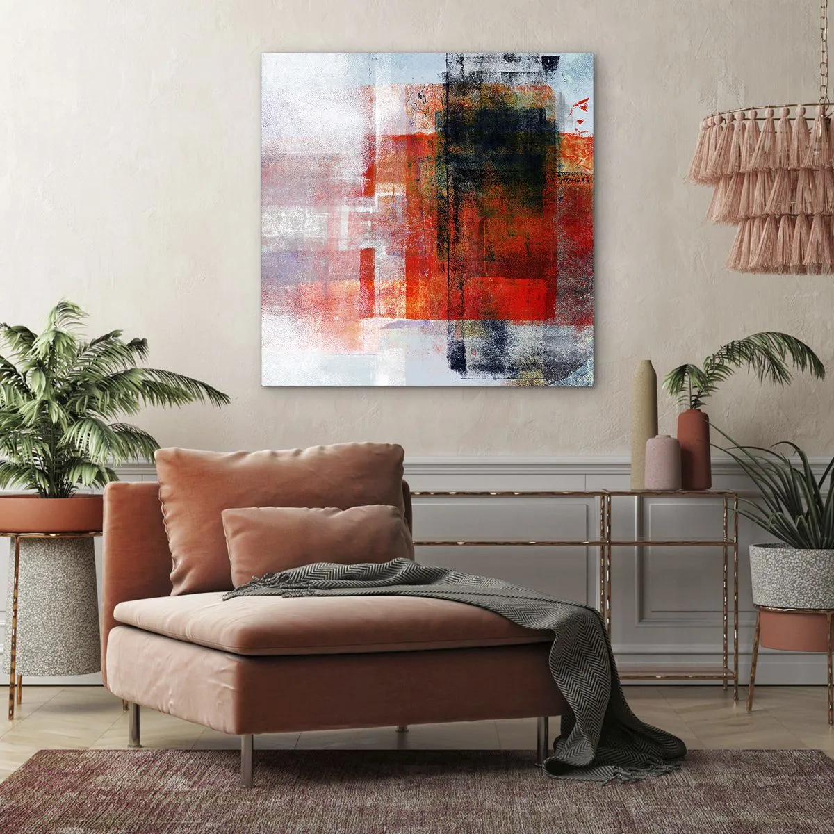 Tablou pe pânză - Compoziție înfocată - 60x60 cm