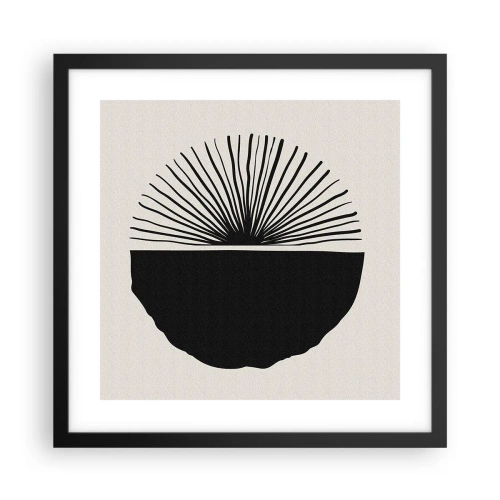 Poster în ramă neagră - Gama de posibilități - 40x40 cm