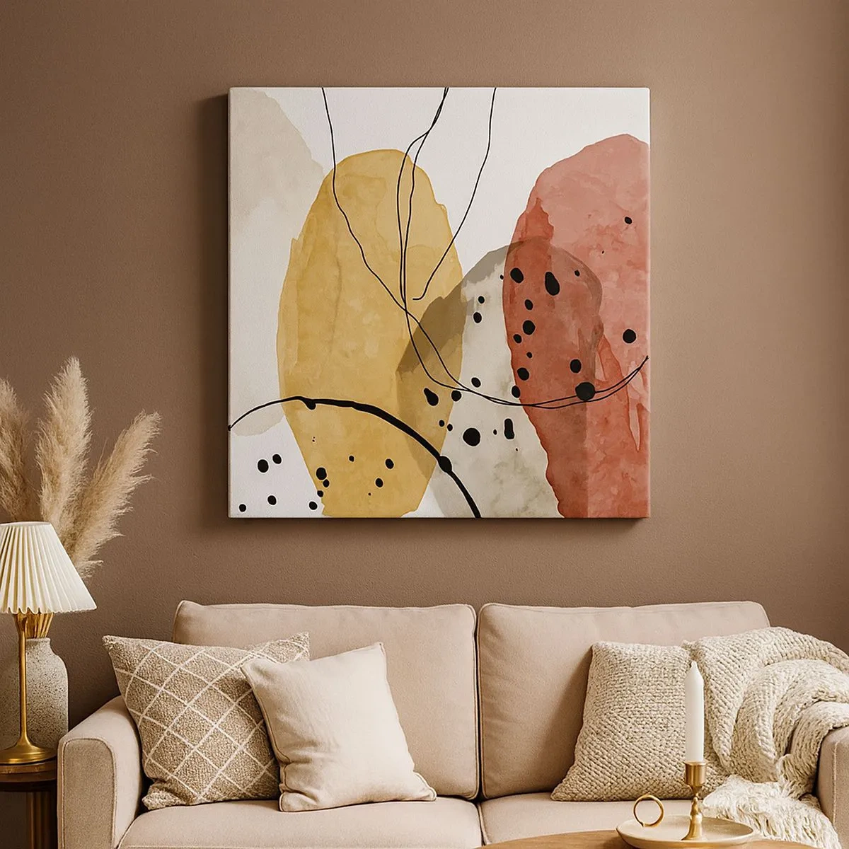 Tablou pe pânză - Ca aerul, limpezi și ușoare - 30x30 cm