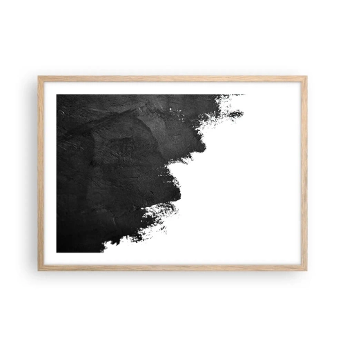 Poster în ramă de stejar deschis - Elemente: pământ - 70x50 cm