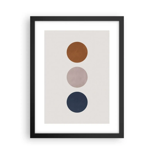 Poster în ramă neagră - Simbol de excelență - 30x40 cm
