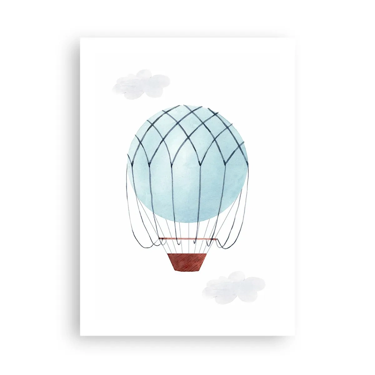 Poster - Complet în nori - 50x70 cm