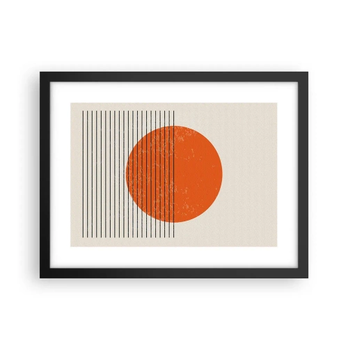 Poster în ramă neagră - Întotdeauna soarele - 40x30 cm