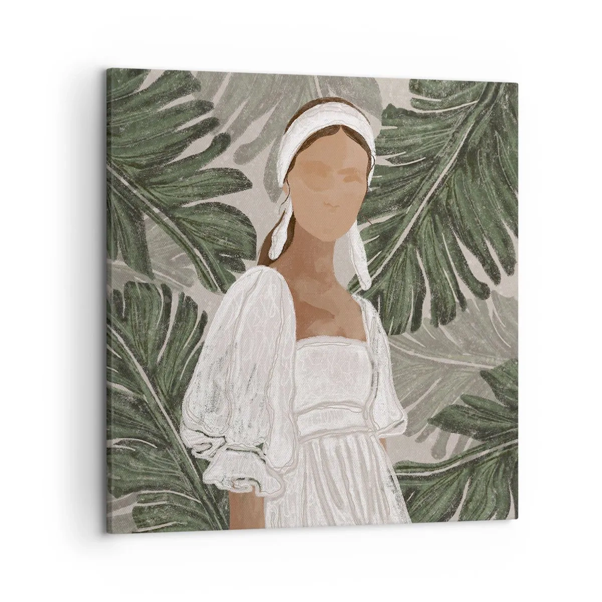 Tablou pe pânză - Portret exotic - 50x50 cm